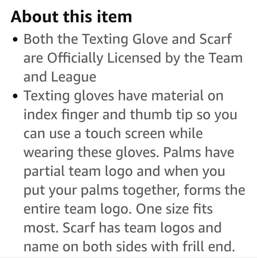 Cincinnati Bengals Scarf and Gloves Set. NWT. - Picture 6 of 6